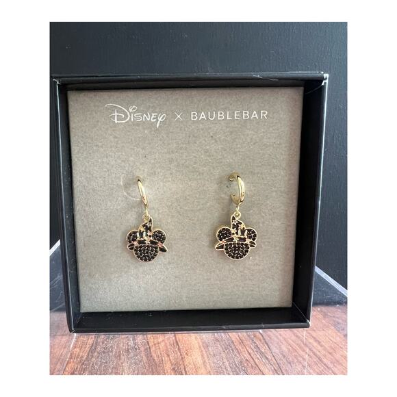 Disney‎ BaubleBar Mickey Mouse Wizard Hat Rhinestone Dangle Earrings - Picture 1 of 7